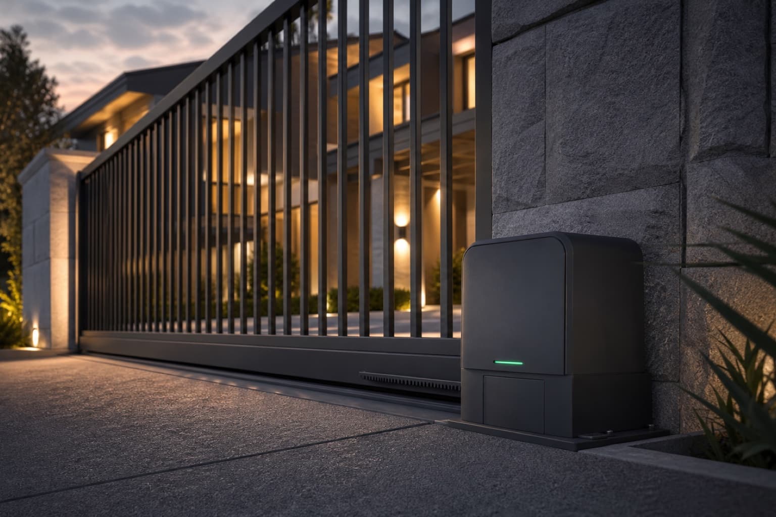Smart gate hardware